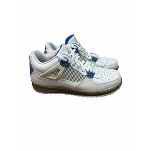 2009 Nike Air Jordan Retro 4 Men’s Sz 11.5 Fusion Military Blue AF1 Shoes AFJ 4